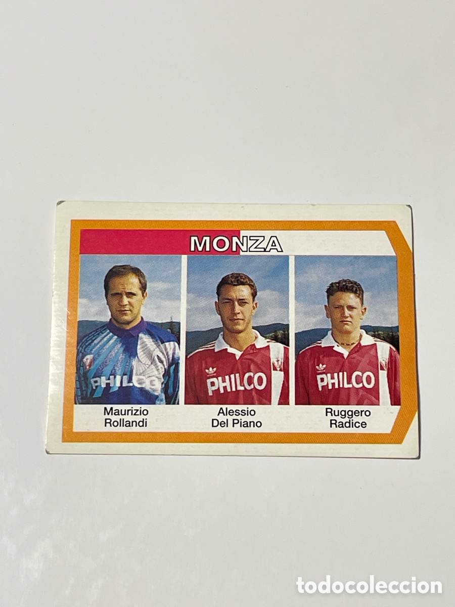 Cromos de f&uacute;tbol: Maurizio Rollandi - Alessio Del Piano - Ruggero Radice Monza CalcioFlash 93/94 #365