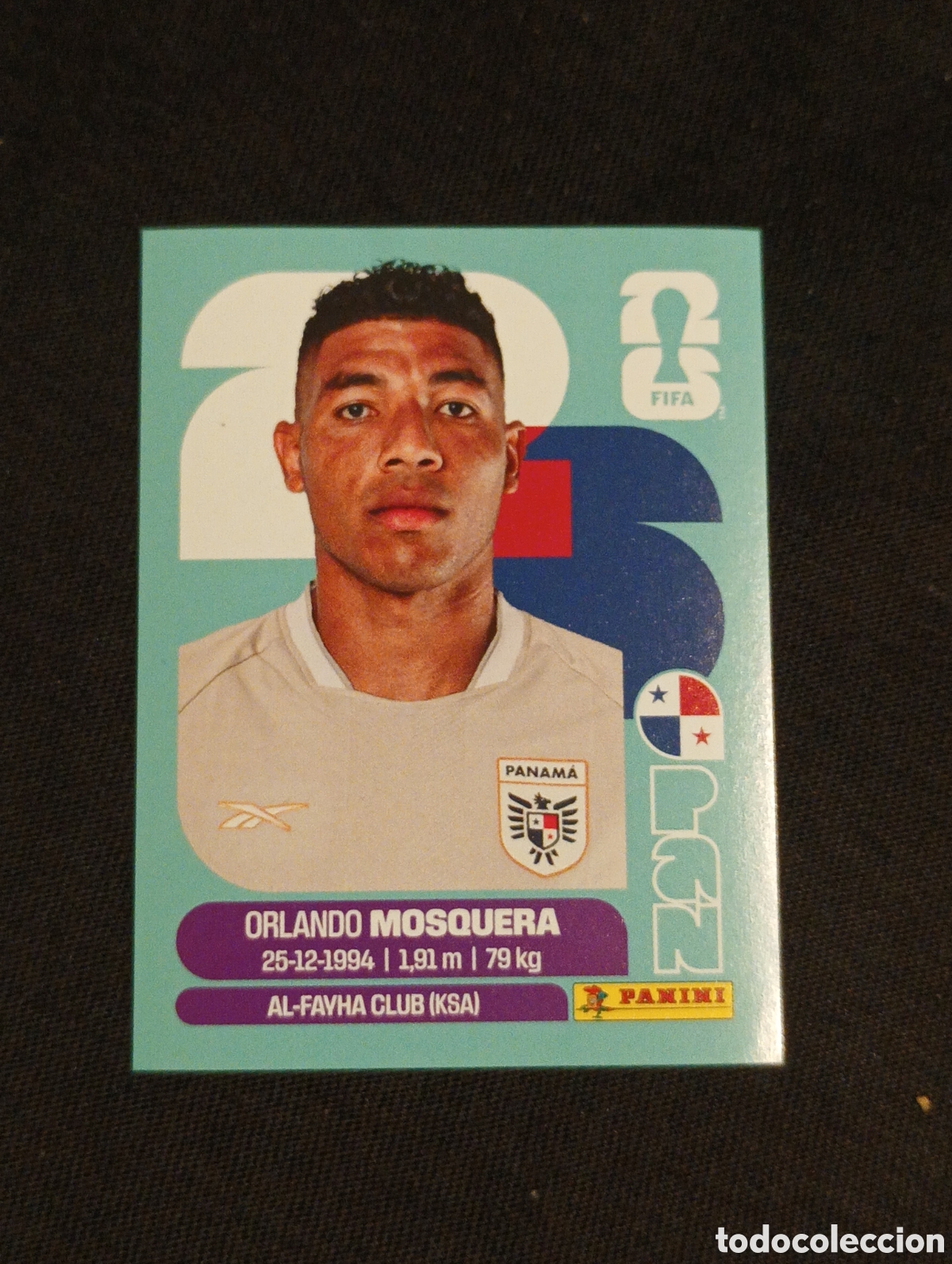 Cartes &agrave; collectionner de Football: mundial panini 2026 orlando mosquera