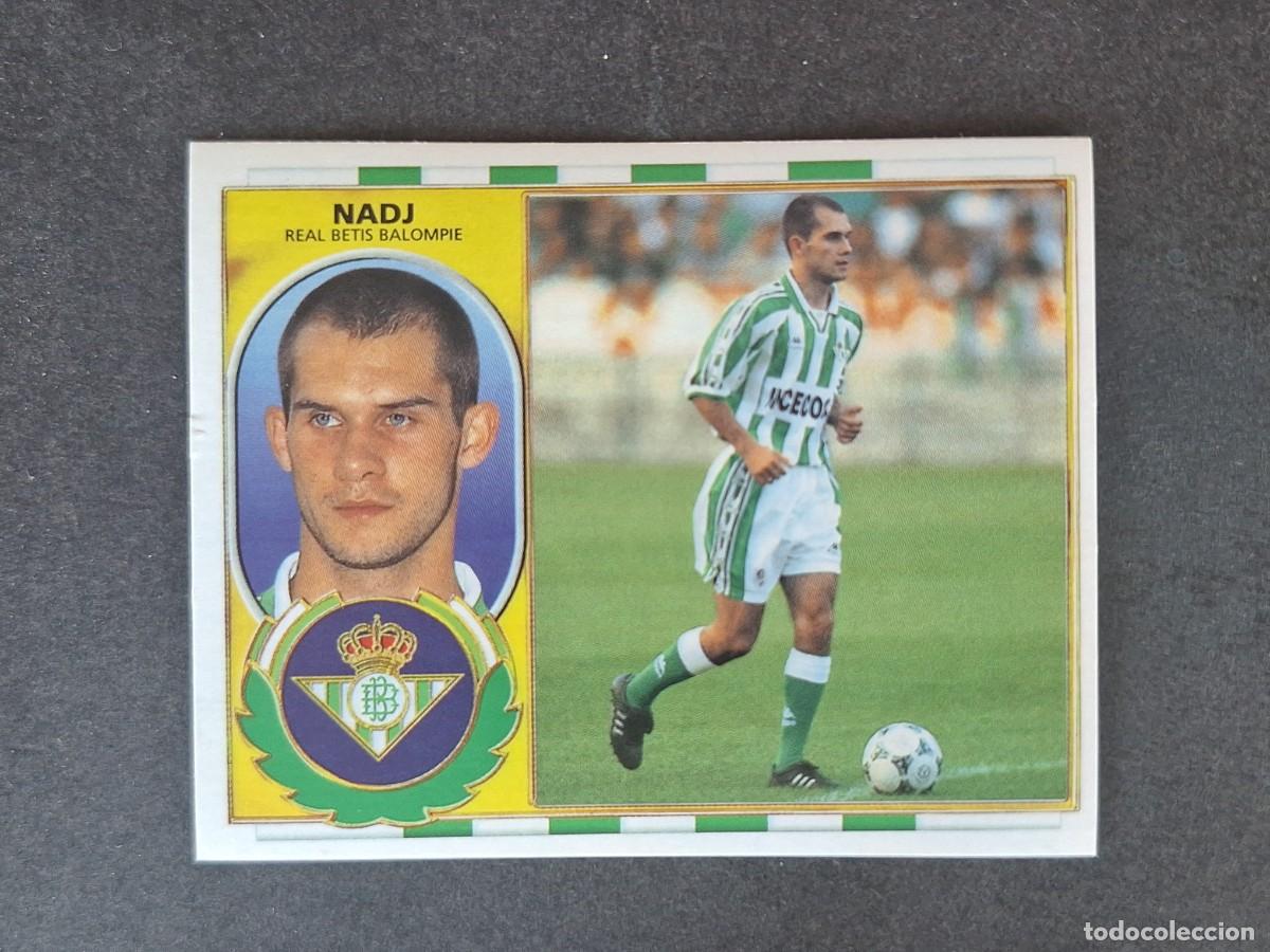 Cartes &agrave; collectionner de Football: L4 NADJ REAL BETIS BALOMPIE COLOCA LIGA ESTE 1996 1997 96 97 NUNCA PEGADO SIN PEGAR