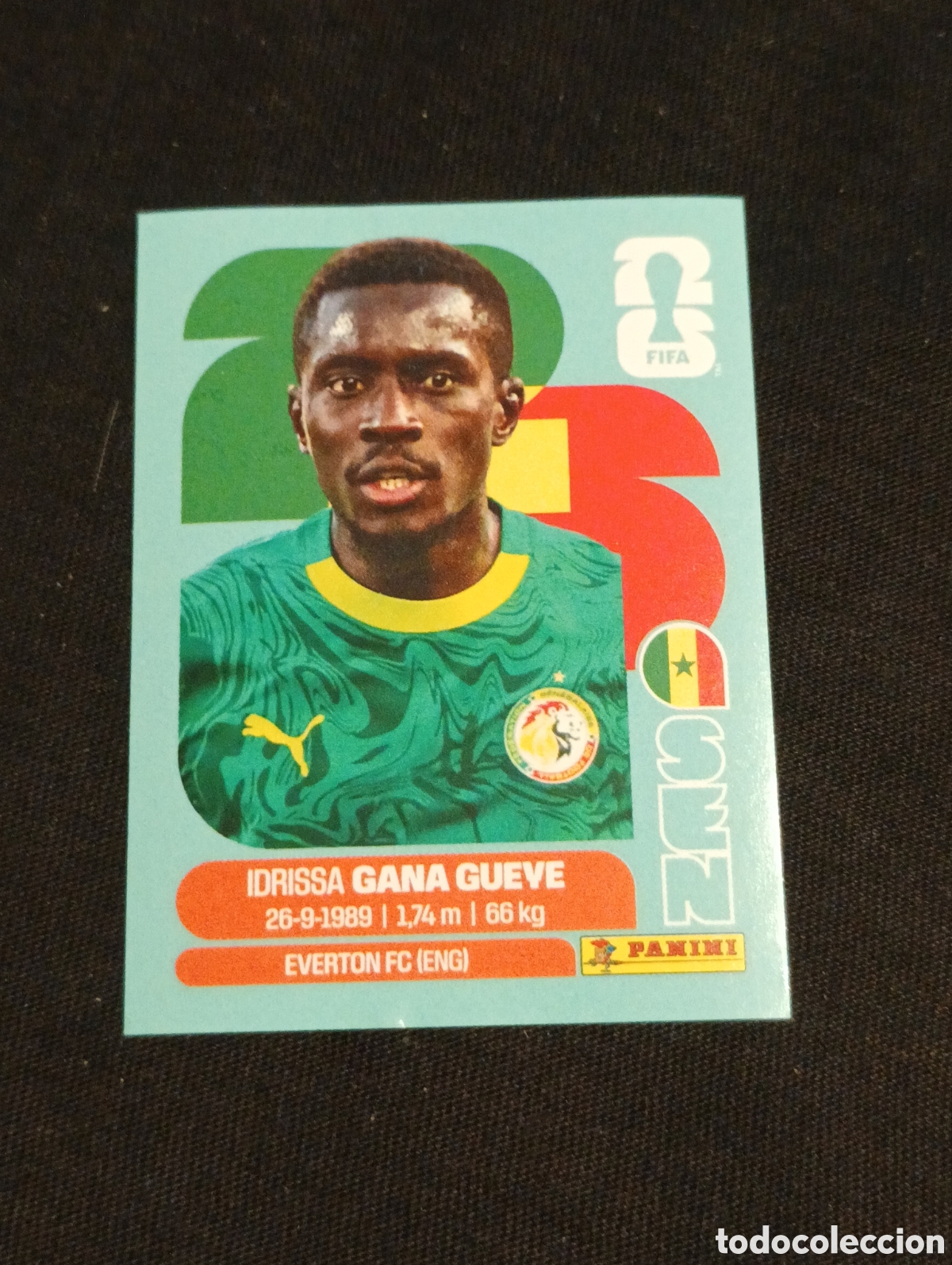 Cromos de f&uacute;tbol: mundial panini 2026 idrissa gana gueye