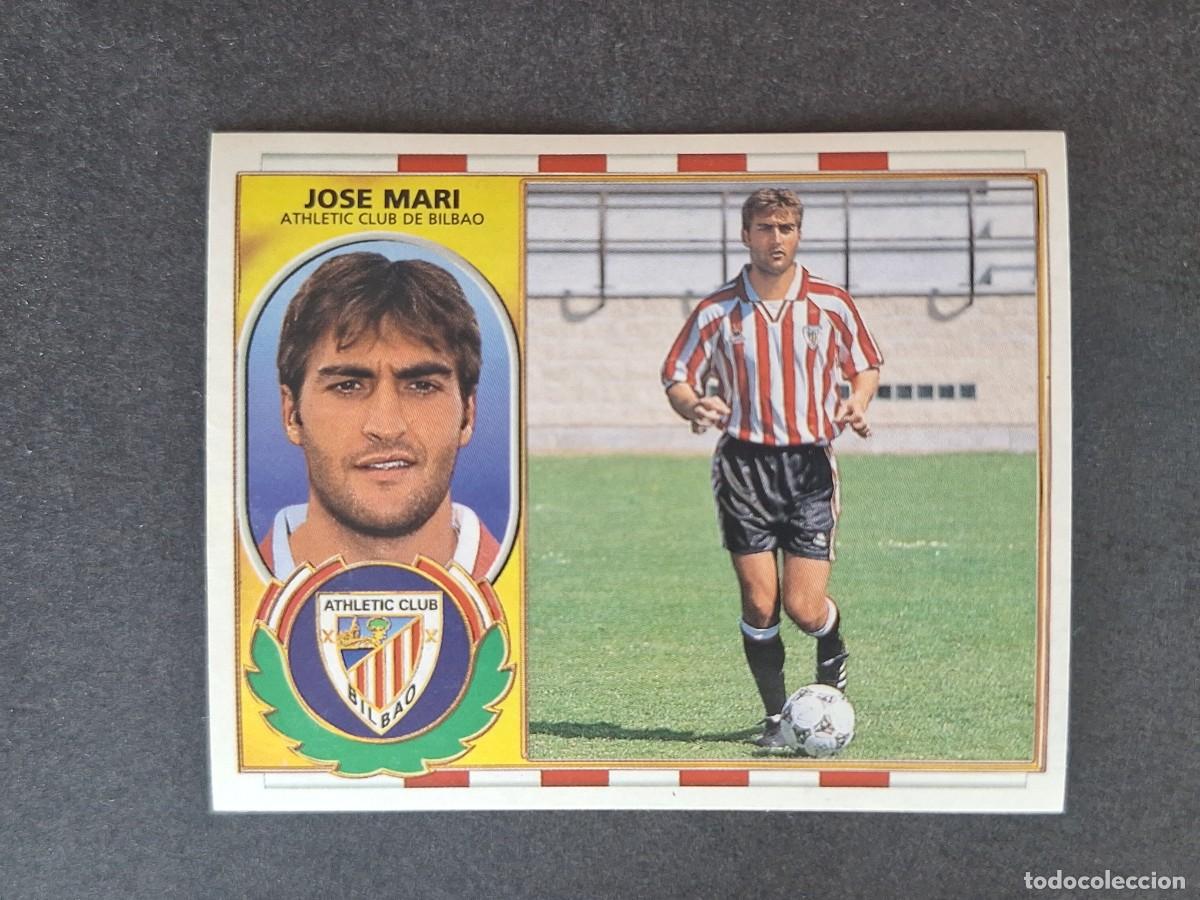 Cromos de f&uacute;tbol: L4 JOSE MARI ATHLETIC CLUB DE BILBAO COLOCA LIGA ESTE 1996 1997 96 97 NUNCA PEGADO SIN PEGAR