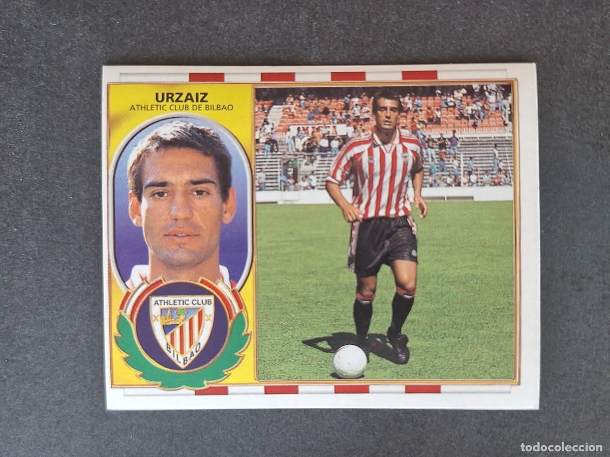 Cromos de f&uacute;tbol: L4 URZAIZ ATHLETIC CLUB DE BILBAO COLOCA LIGA ESTE 1996 1997 96 97 NUNCA PEGADO SIN PEGAR