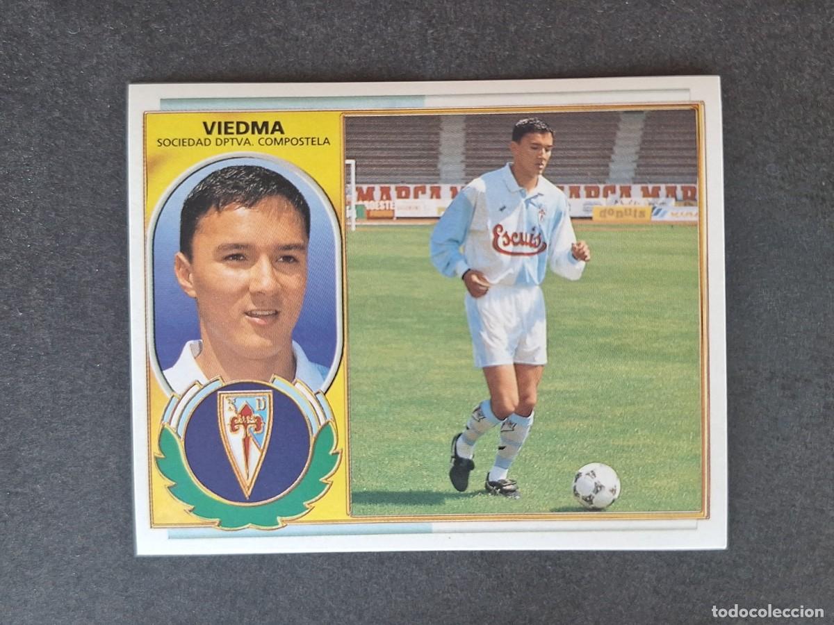 Cromos de f&uacute;tbol: L4 VIEDMA S. D. COMPOSTELA COLOCA LIGA ESTE 1996 1997 96 97 NUNCA PEGADO SIN PEGAR