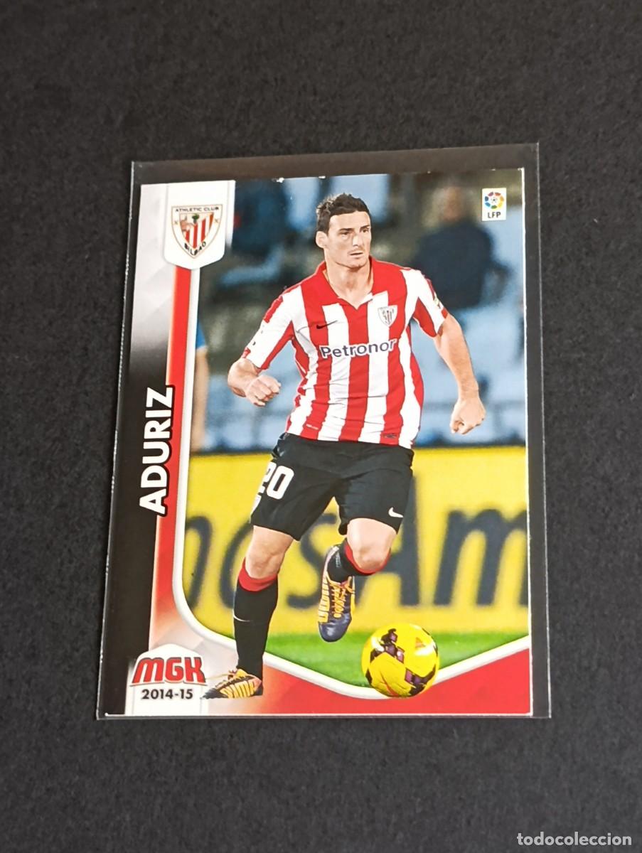 Cromos de f&uacute;tbol: ADURIZ #34 ATHLETIC CLUB - PANINI MEGACRACKS LA LIGA 2014 2015 - MGK 14 15 CROMO FUTBOL