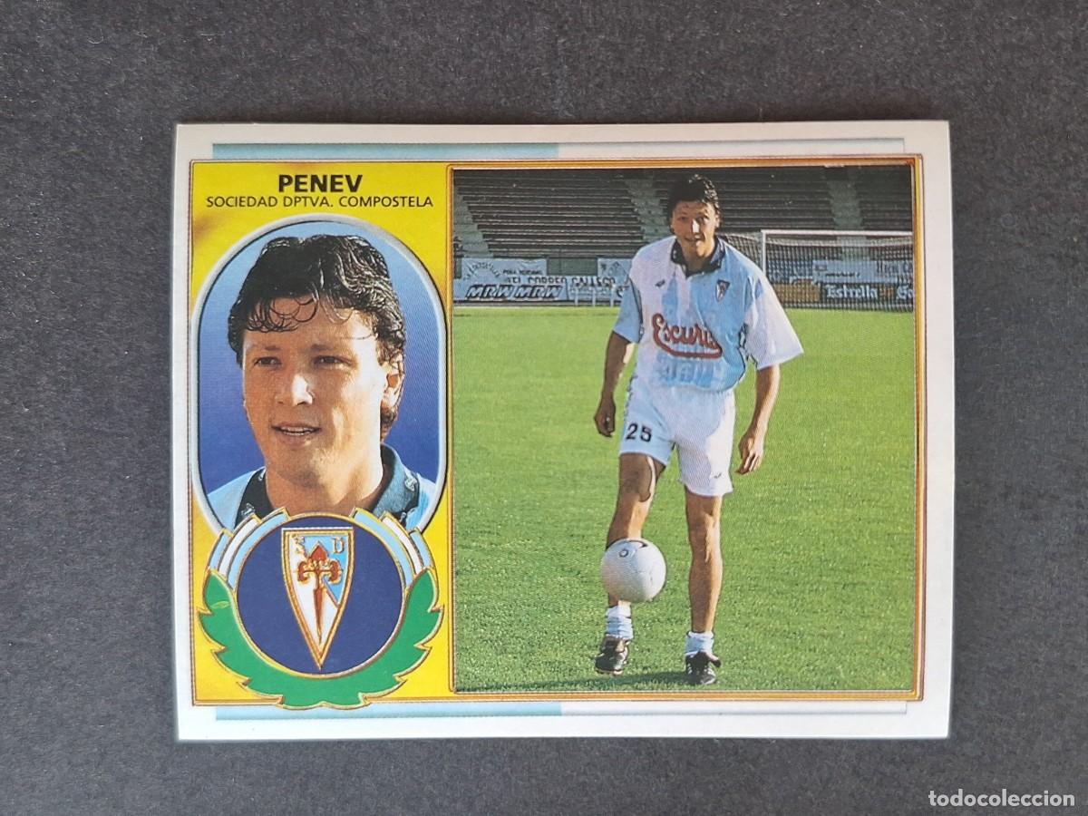 Cromos de f&uacute;tbol: L4 PENEV S. D. COMPOSTELA COLOCA LIGA ESTE 1996 1997 96 97 NUNCA PEGADO SIN PEGAR