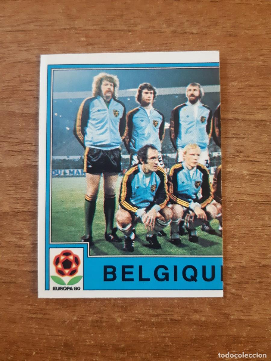 Cromos de f&uacute;tbol: N&deg;160 ALINEACI&Oacute;N B&Eacute;LGICA 1/2 EUROPA 80 PANINI EURO ITALIA 1980 PANINI.NUNCA PEGADO, SIN PEGAR