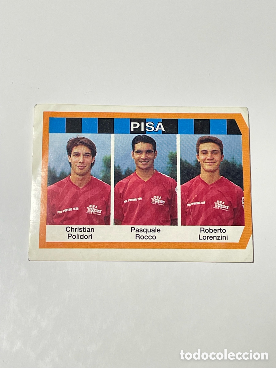 Cromos de f&uacute;tbol: Christian Polidori - Pasquale Rocco - Roberto Lorenzini Pisa CalcioFlash 93/94 #384