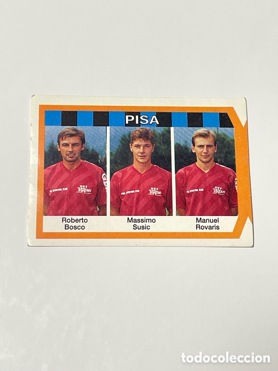 Cromos de f&uacute;tbol: Roberto Bosco - Massimo Susic - Manuel Robaris Pisa CalcioFlash 93/94 #382