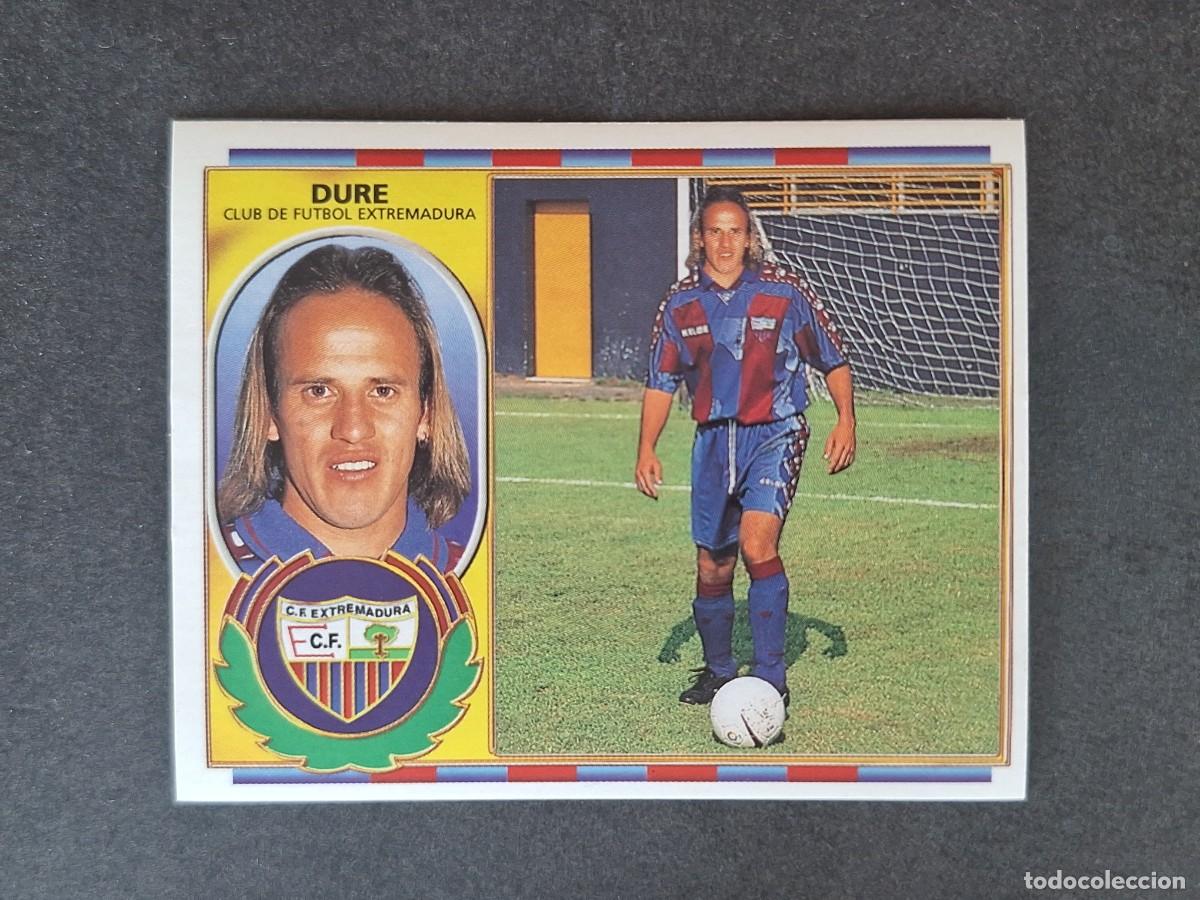 Cromos de f&uacute;tbol: L4 DURE C. F. EXTREMADURA COLOCA LIGA ESTE 1996 1997 96 97 NUNCA PEGADO SIN PEGAR