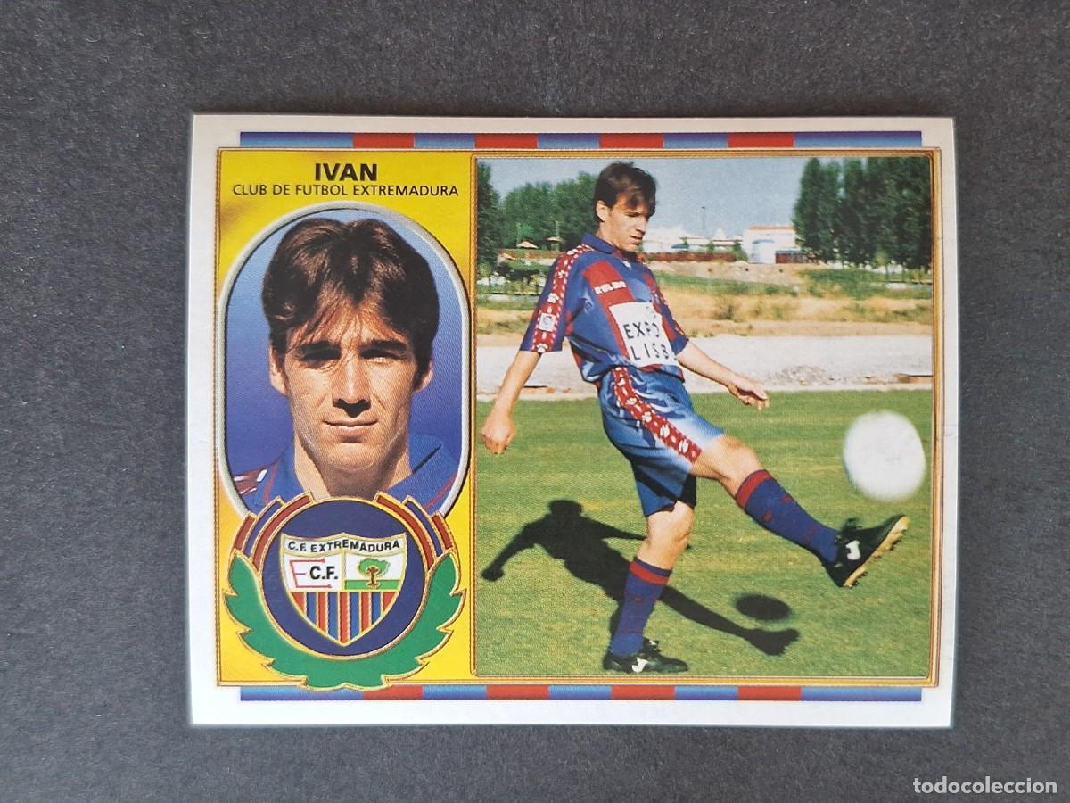 Cromos de f&uacute;tbol: L4 IVAN C. F. EXTREMADURA COLOCA LIGA ESTE 1996 1997 96 97 NUNCA PEGADO SIN PEGAR