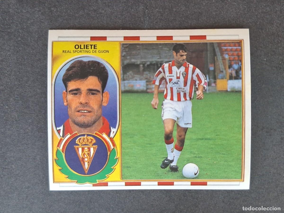 Cromos de f&uacute;tbol: L4 OLIETE SPORTING DE GIJON COLOCA LIGA ESTE 1996 1997 96 97 NUNCA PEGADO SIN PEGAR