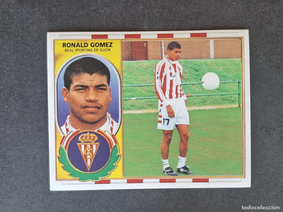 Cromos de f&uacute;tbol: L4 RONALD GOMEZ SPORTING DE GIJON COLOCA LIGA ESTE 1996 1997 96 97 NUNCA PEGADO SIN PEGAR