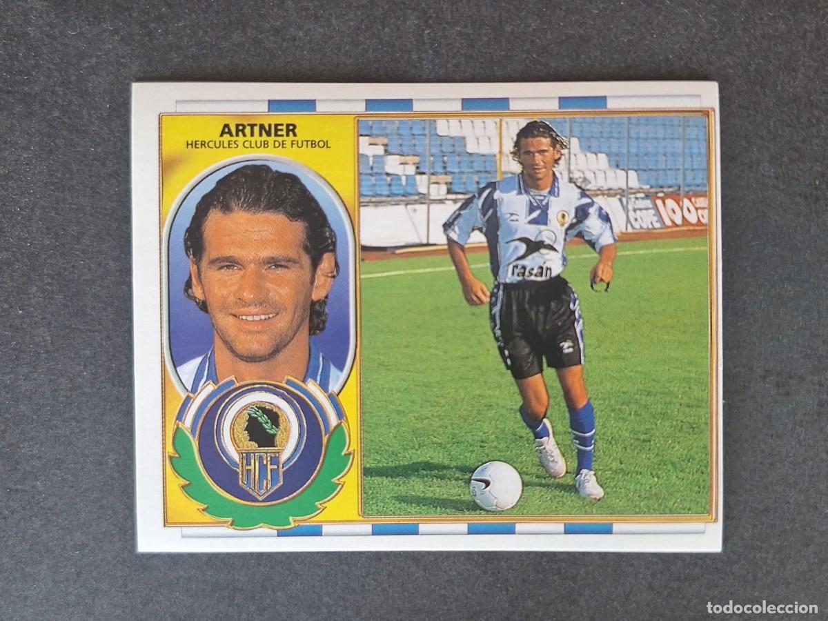 Cromos de f&uacute;tbol: L4 ARTNER HERCULES C. F. COLOCA LIGA ESTE 1996 1997 96 97 NUNCA PEGADO SIN PEGAR