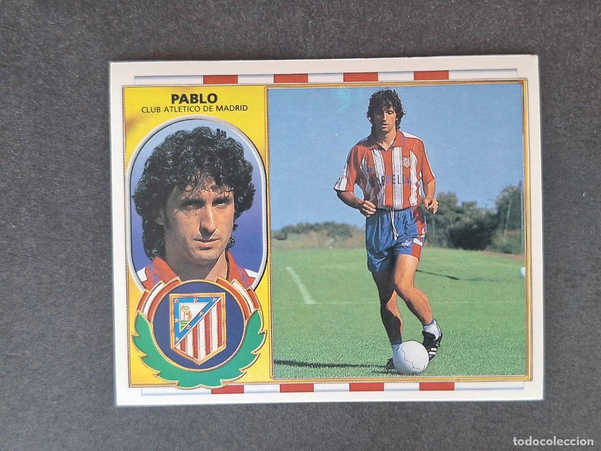 Cromos de f&uacute;tbol: L4 PABLO ATLETICO DE MADRID COLOCA LIGA ESTE 1996 1997 96 97 NUNCA PEGADO SIN PEGAR