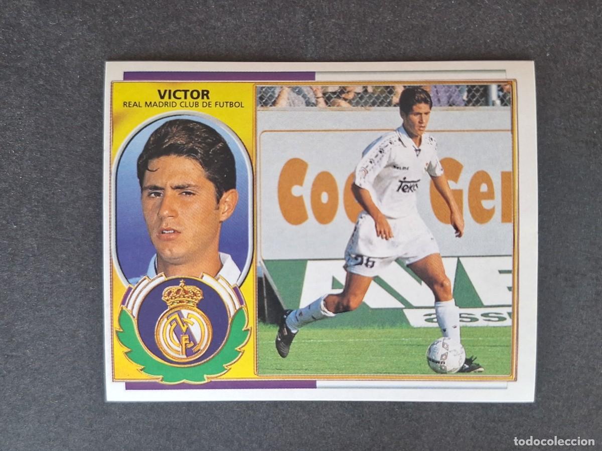 Cromos de f&uacute;tbol: L4 VICTOR REAL MADRID COLOCA LIGA ESTE 1996 1997 96 97 NUNCA PEGADO SIN PEGAR