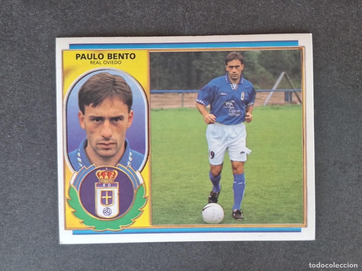 Cromos de f&uacute;tbol: L4 PAULO BENTO REAL OVIEDO COLOCA LIGA ESTE 1996 1997 96 97 NUNCA PEGADO SIN PEGAR