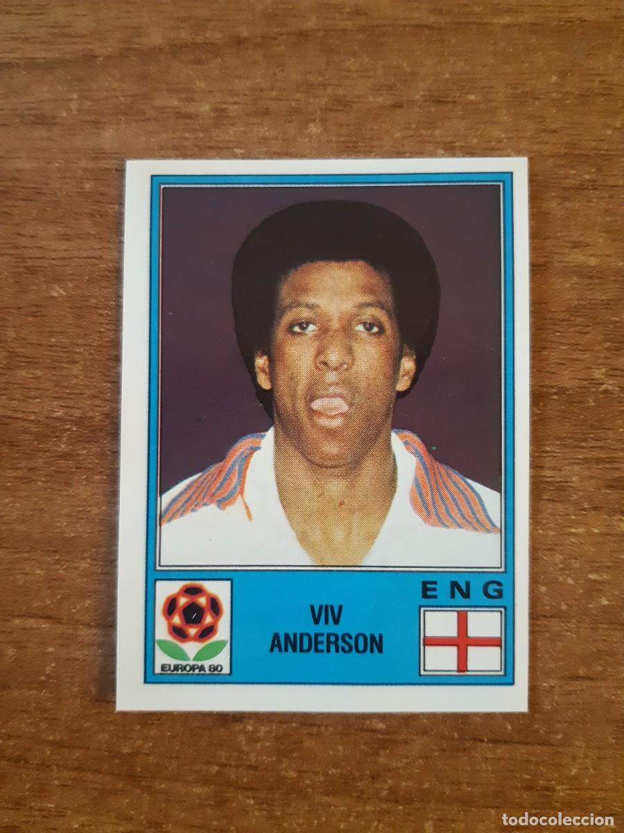 Cromos de f&uacute;tbol: N&deg;129 VIV ANDERSON INGLATERRA EUROPA 80 PANINI EURO ITALIA 1980 PANINI.NUNCA PEGADO, SIN PEGAR