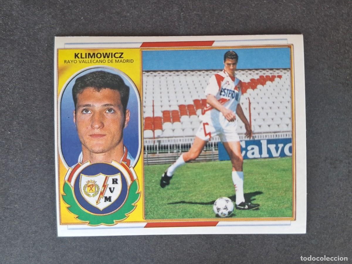 Cromos de f&uacute;tbol: L4 KLIMOWICZ RAYO VALLECANO COLOCA LIGA ESTE 1996 1997 96 97 NUNCA PEGADO SIN PEGAR