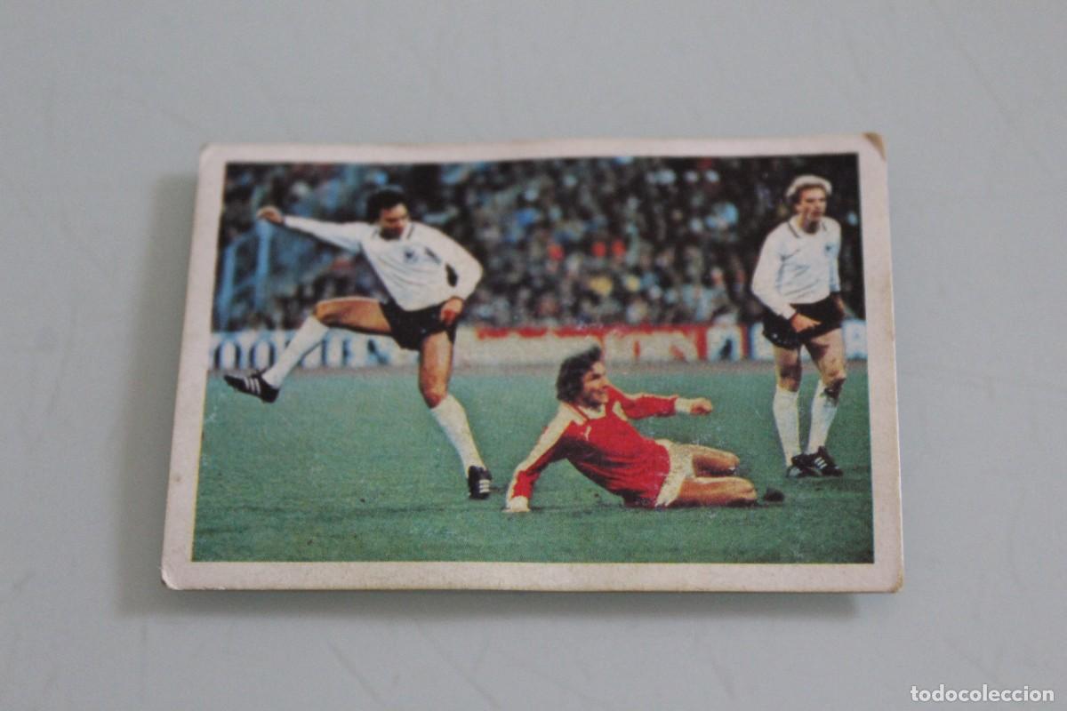 Cromos de f&uacute;tbol: ESTE 80 81 FUTBOLISTAS EN ACCI&Oacute;N N&ordm; 33 HANSI MULLER RECUPERADO DE &Aacute;LBUM