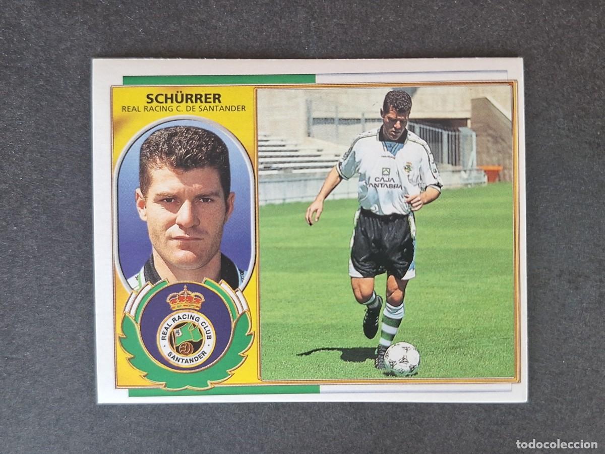 Cromos de f&uacute;tbol: L4 SCH&Uuml;RRER RACING DE SANTANDER COLOCA LIGA ESTE 1996 1997 96 97 NUNCA PEGADO SIN PEGAR