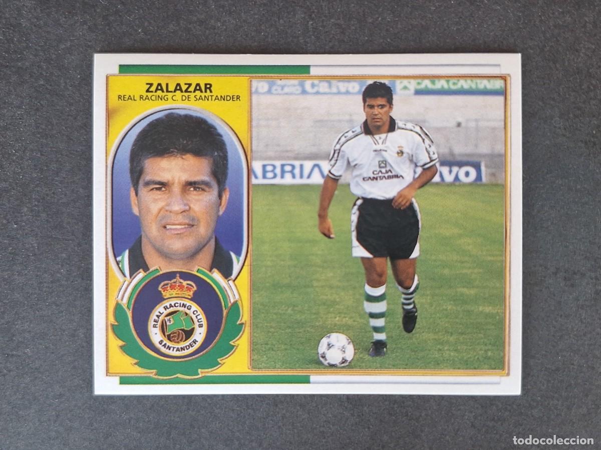 Cromos de f&uacute;tbol: L4 ZALAZAR RACING DE SANTANDER COLOCA LIGA ESTE 1996 1997 96 97 NUNCA PEGADO SIN PEGAR