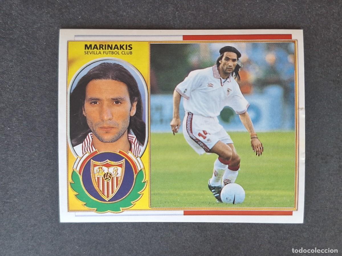 Cromos de f&uacute;tbol: L4 MARINAKIS SEVILLA F. C. COLOCA LIGA ESTE 1996 1997 96 97 NUNCA PEGADO SIN PEGAR