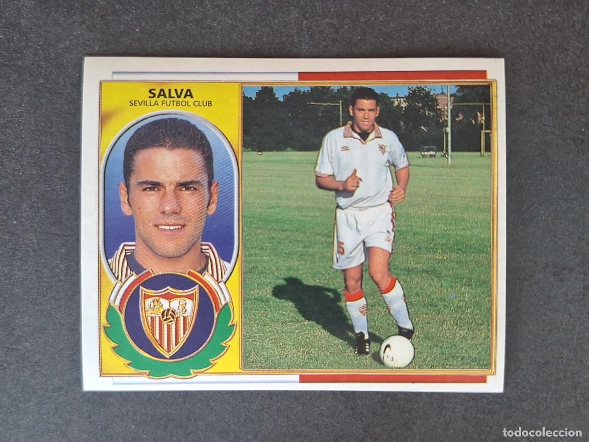 Cromos de f&uacute;tbol: L4 SALVA SEVILLA F. C. COLOCA LIGA ESTE 1996 1997 96 97 NUNCA PEGADO SIN PEGAR