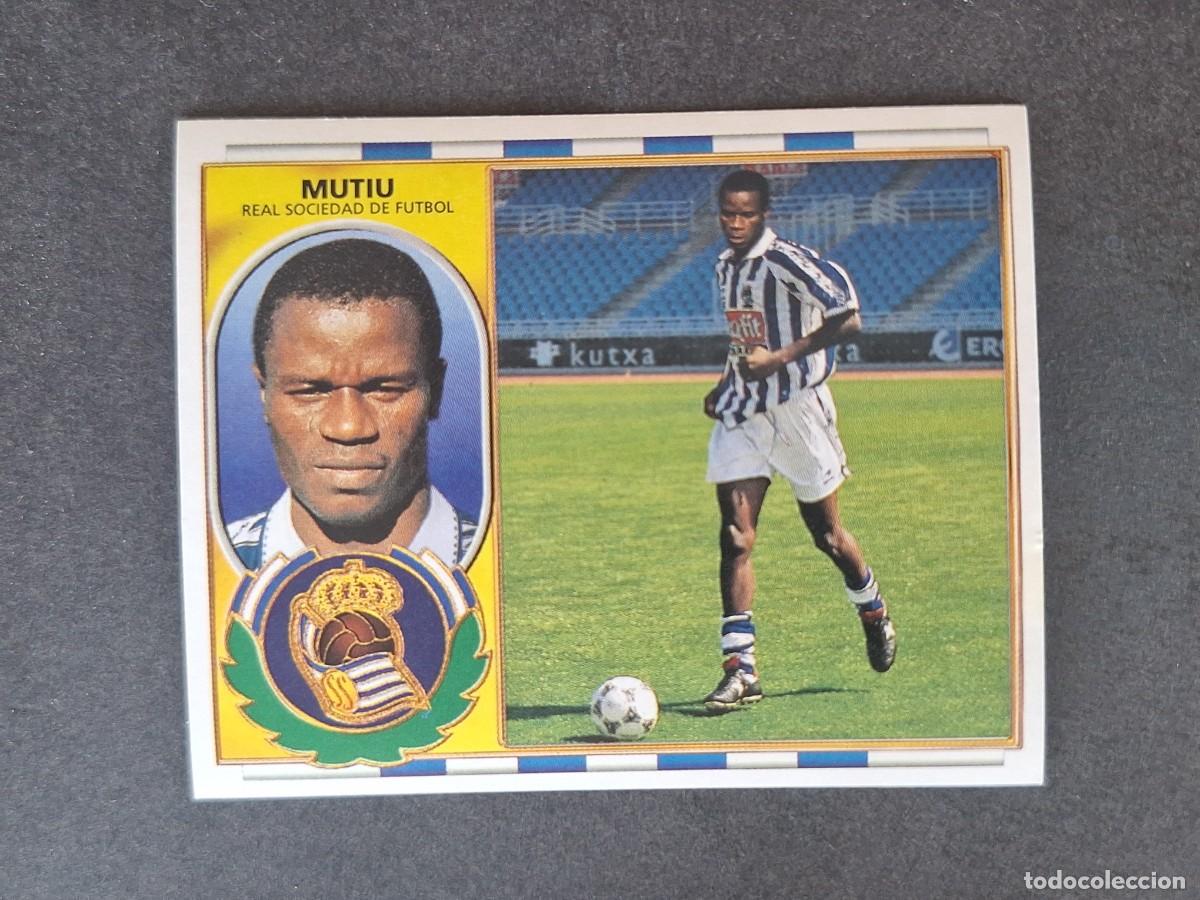 Cromos de f&uacute;tbol: L4 MUTIU REAL SOCIEDAD COLOCA LIGA ESTE 1996 1997 96 97 NUNCA PEGADO SIN PEGAR