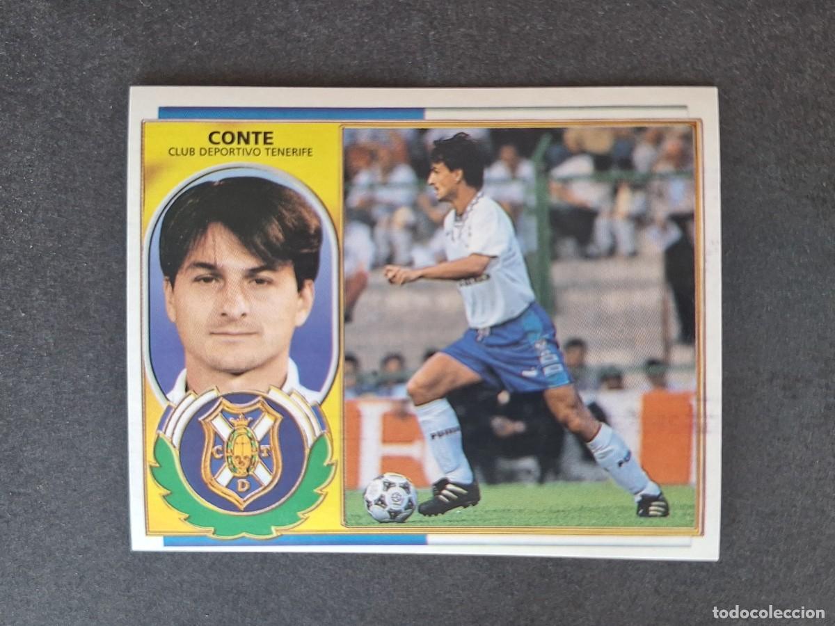 Cromos de f&uacute;tbol: L4 CONTE C. D. TENERIFE COLOCA LIGA ESTE 1996 1997 96 97 NUNCA PEGADO SIN PEGAR