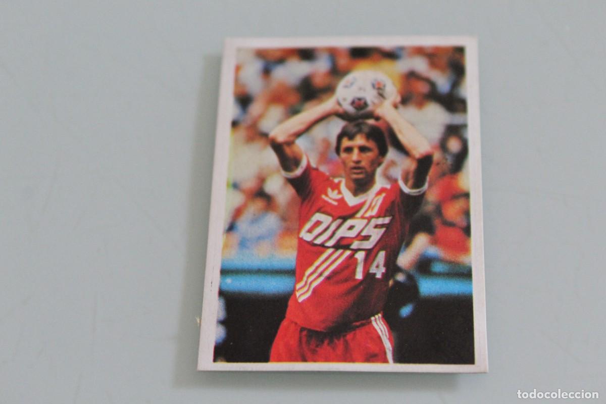 Cromos de f&uacute;tbol: ESTE 80 81 FUTBOLISTAS EN ACCI&Oacute;N N&ordm; 21 CRUYFF RECUPERADO DE &Aacute;LBUM