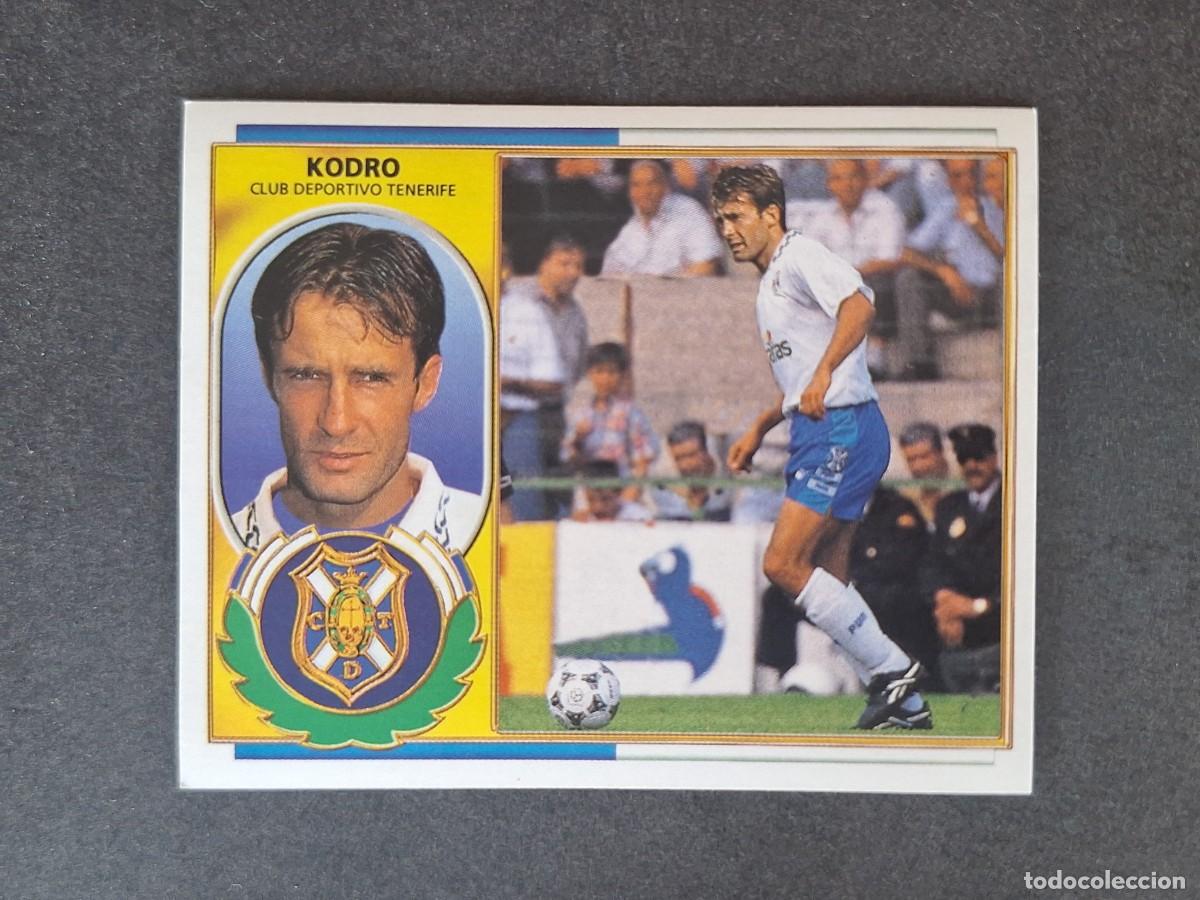 Cromos de f&uacute;tbol: L4 KODRO C. D. TENERIFE COLOCA LIGA ESTE 1996 1997 96 97 NUNCA PEGADO SIN PEGAR