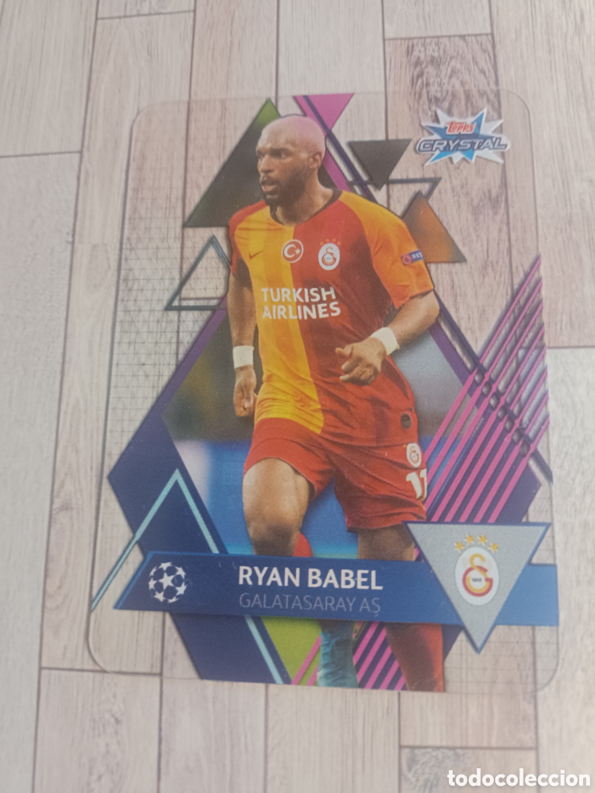 Cromos de f&uacute;tbol: 97 RYAN BABEL GALATASARAY TOPPS CRYSTAL UEFA CHAMPIONS LEAGUE 2019 2020 TOPPS 19 20