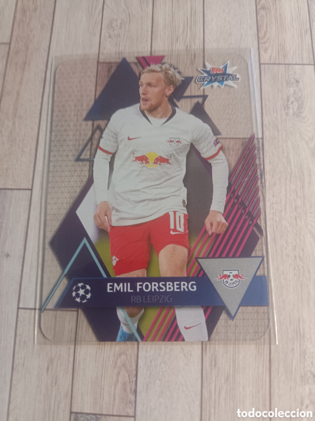 Cromos de f&uacute;tbol: 40 EMIL FORSBERG RED BULL TOPPS CRYSTAL UEFA CHAMPIONS LEAGUE 2019 2020 TOPPS 19 20