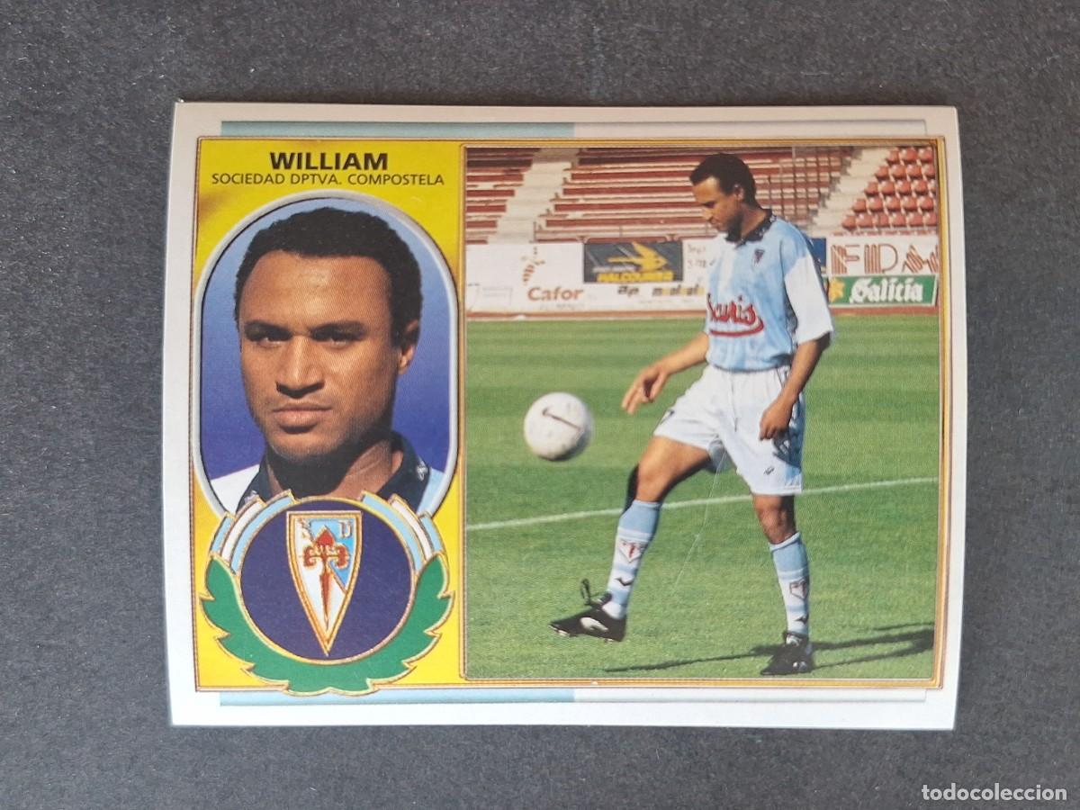 Cromos de f&uacute;tbol: L4 WILLIAM S. C. COMPOSTELA FICHAJE 1 BIS LIGA ESTE 1996 1997 96 97 NUNCA PEGADO SIN PEGAR