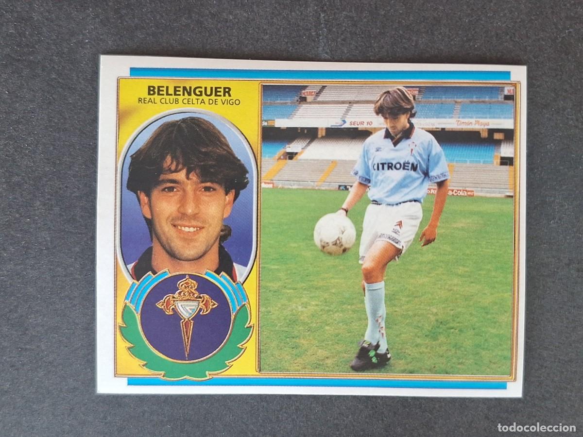 Cromos de f&uacute;tbol: L4 BELENGUER CELTA DE VIGO FICHAJE 2 LIGA ESTE 1996 1997 96 97 NUNCA PEGADO SIN PEGAR