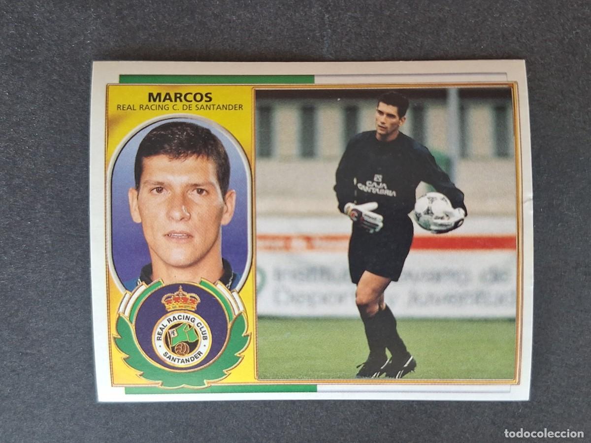 Cromos de f&uacute;tbol: L4 MARCOS RACING DE SANTANDER FICHAJE 2 BIS LIGA ESTE 1996 1997 96 97 NUNCA PEGADO SIN PEGAR