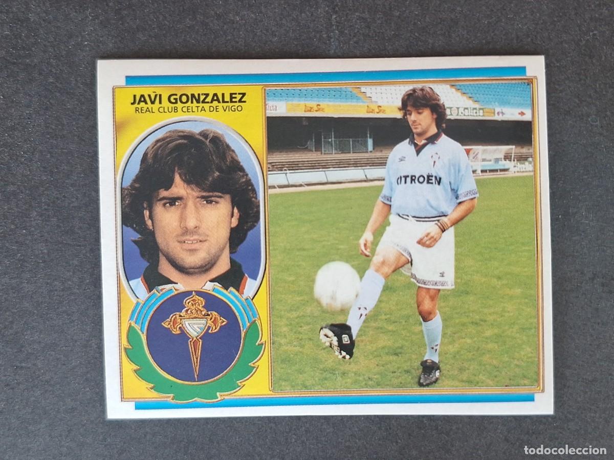 Cromos de f&uacute;tbol: L4 JAVI GONZALEZ CELTA DE VIGO FICHAJE 3 LIGA ESTE 1996 1997 96 97 NUNCA PEGADO SIN PEGAR