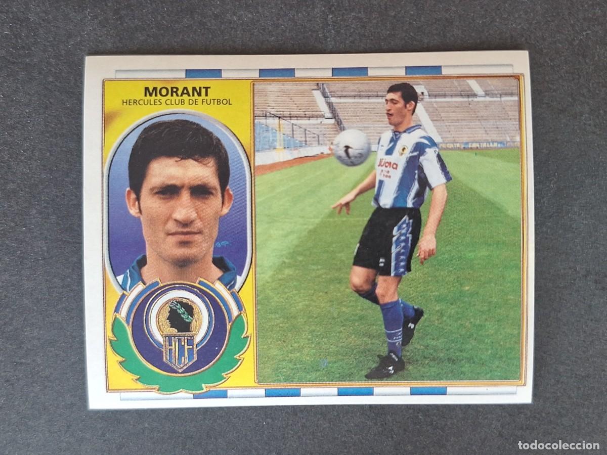Cromos de f&uacute;tbol: L4 MORANT HERCULES C. F. FICHAJE 5 BIS LIGA ESTE 1996 1997 96 97 NUNCA PEGADO SIN PEGAR