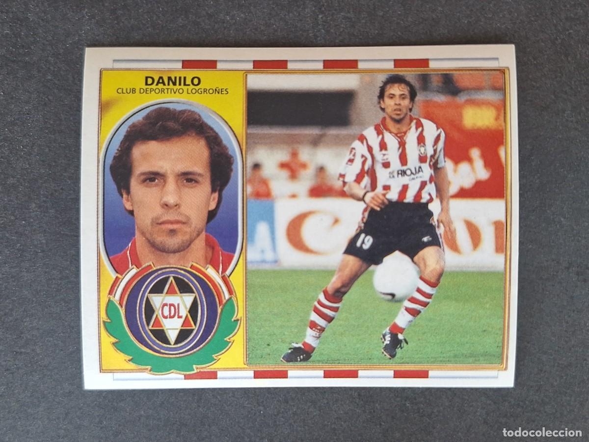 Cromos de f&uacute;tbol: L4 DANILO C. D. LOGRO&Ntilde;ES FICHAJE 6 BIS LIGA ESTE 1996 1997 96 97 NUNCA PEGADO SIN PEGAR