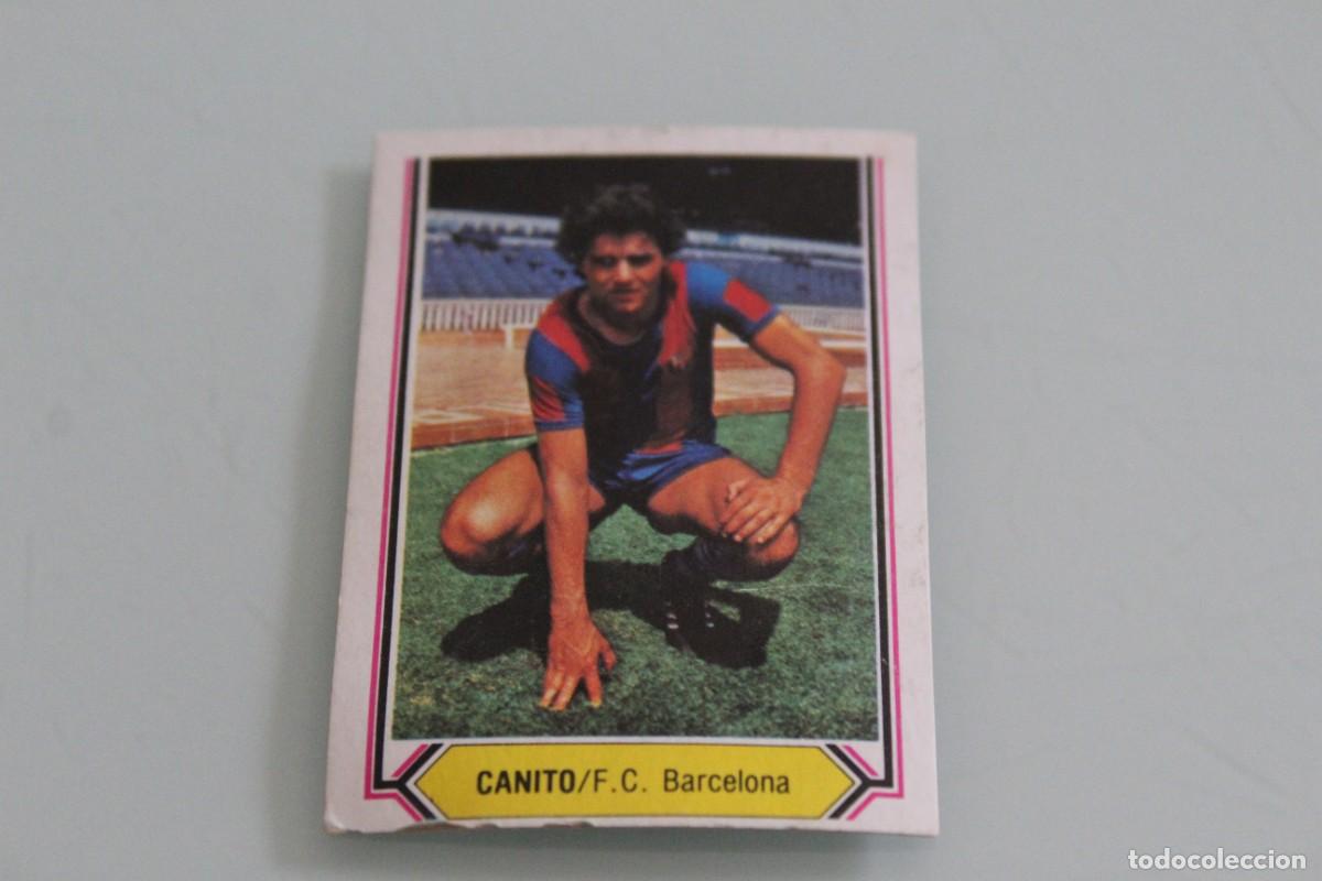Cromos de f&uacute;tbol: ESTE 80 81 CANITO RECUPERADO DE &Aacute;LBUM
