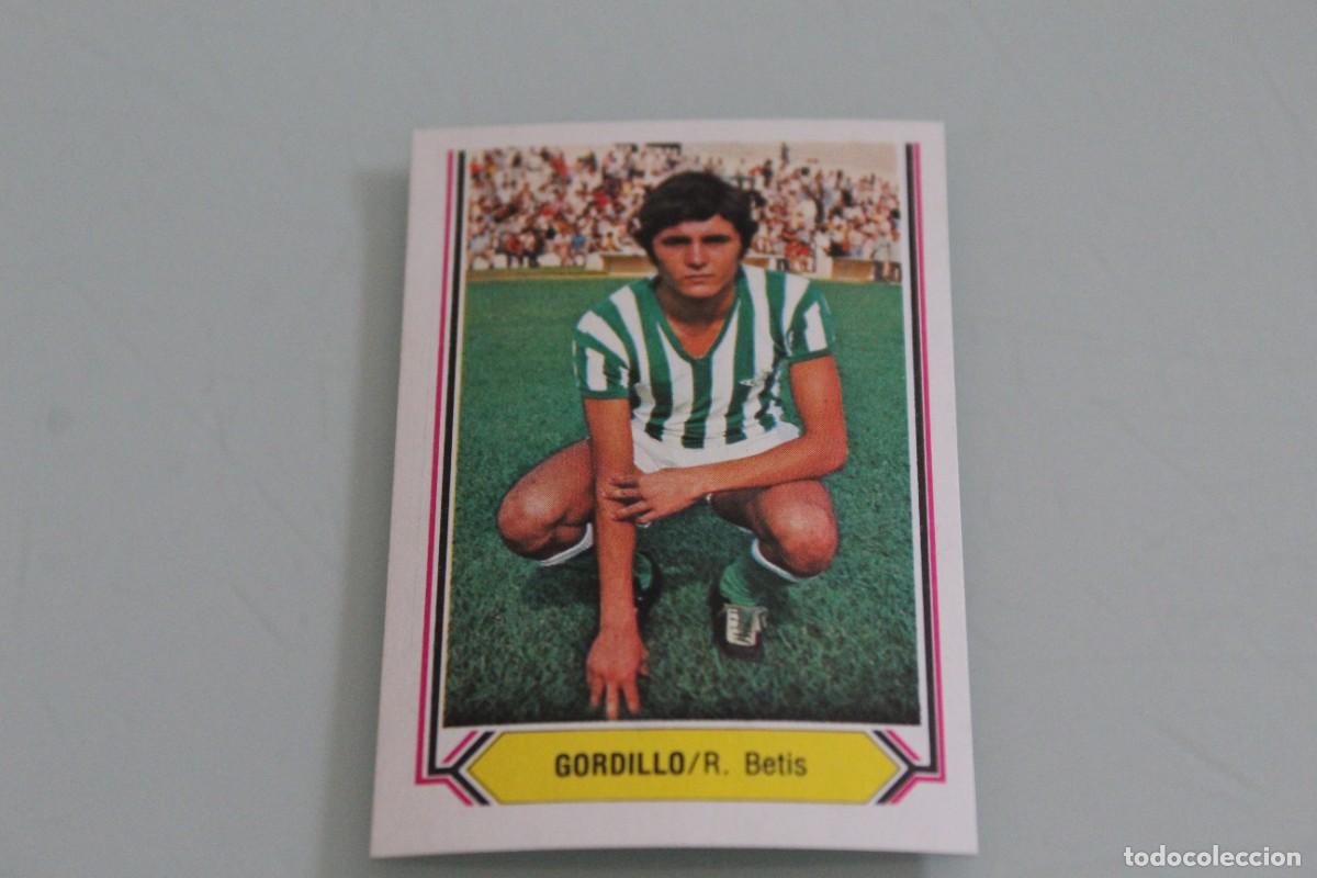 Cromos de f&uacute;tbol: ESTE 80 81 GORDILLO RECUPERADO DE &Aacute;LBUM