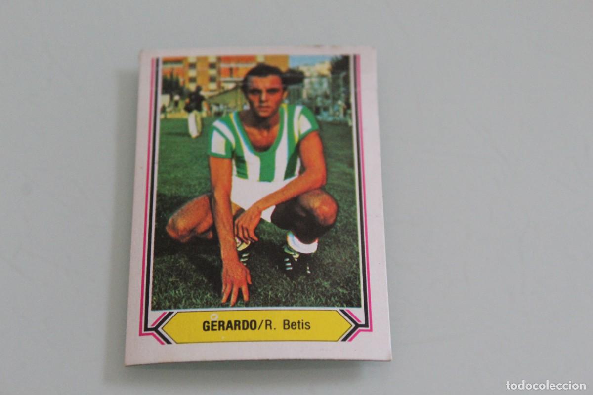 Cromos de f&uacute;tbol: ESTE 80 81 GERARDO RECUPERADO DE &Aacute;LBUM
