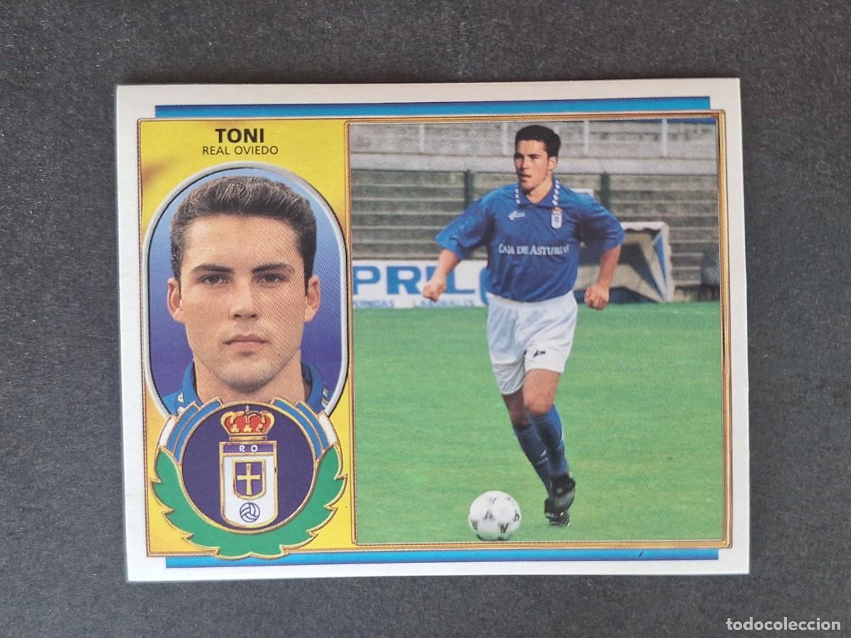 Cromos de f&uacute;tbol: L4 TONI REAL OVIEDO FICHAJE 10 LIGA ESTE 1996 1997 96 97 NUNCA PEGADO SIN PEGAR