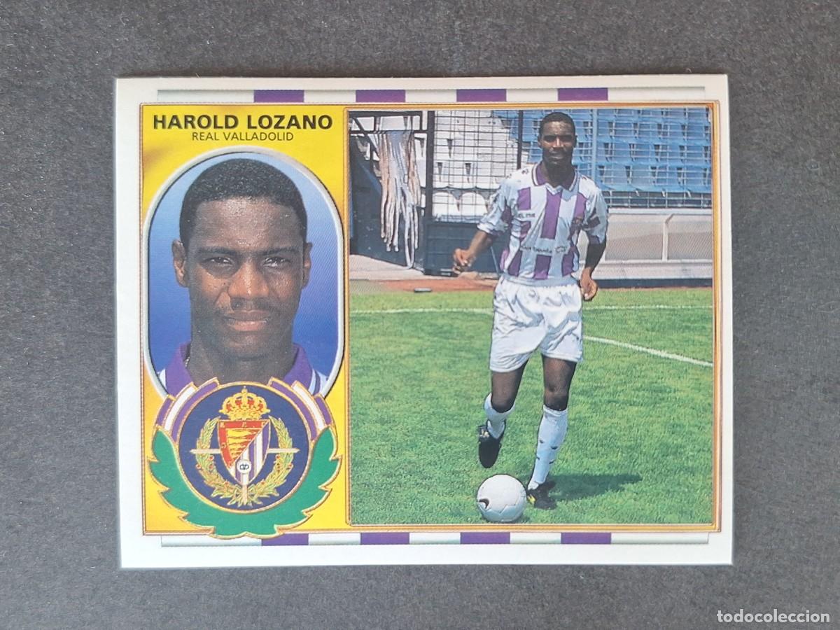 Cromos de f&uacute;tbol: L4 HAROLD LOZANO VERSION REAL VALLADOLID FICHAJE 13 LIGA ESTE 1996 1997 96 97 NUNCA PEGADO SIN PEGAR
