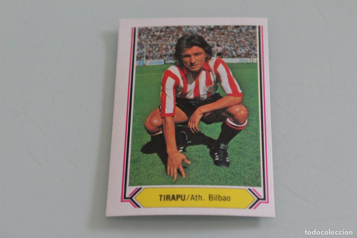 Cromos de f&uacute;tbol: ESTE 80 81 TIRAPU RECUPERADO DE &Aacute;LBUM