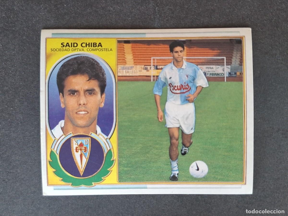 Cromos de f&uacute;tbol: L4 SAID CHIBA S. D. COMPOSTELA FICHAJE 17 LIGA ESTE 1996 1997 96 97 NUNCA PEGADO SIN PEGAR