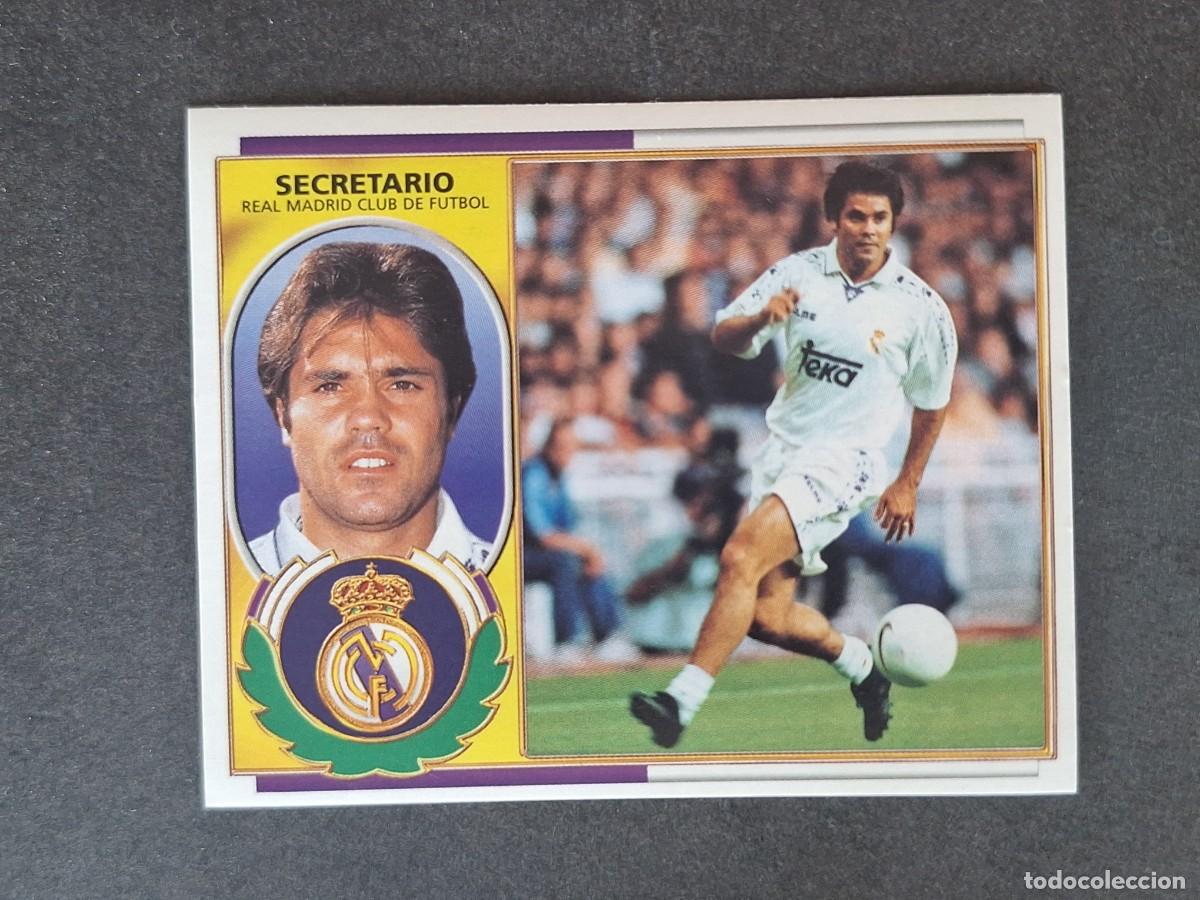 Cromos de f&uacute;tbol: L4 SECRETARIO REAL MADRID FICHAJE 18 LIGA ESTE 1996 1997 96 97 NUNCA PEGADO SIN PEGAR