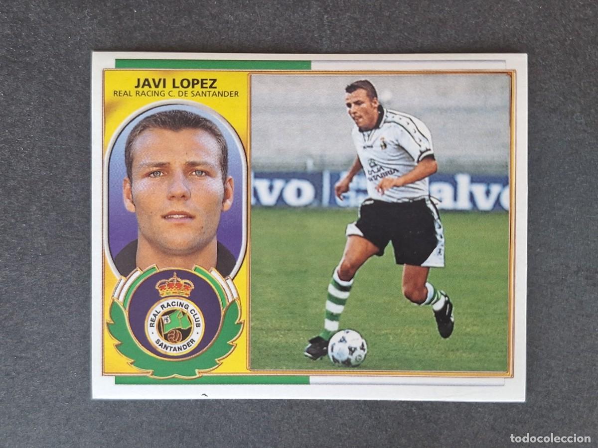 Cromos de f&uacute;tbol: L4 JAVI LOPEZ RACING DE SANTANDER FICHAJE 19 LIGA ESTE 1996 1997 96 97 NUNCA PEGADO SIN PEGAR