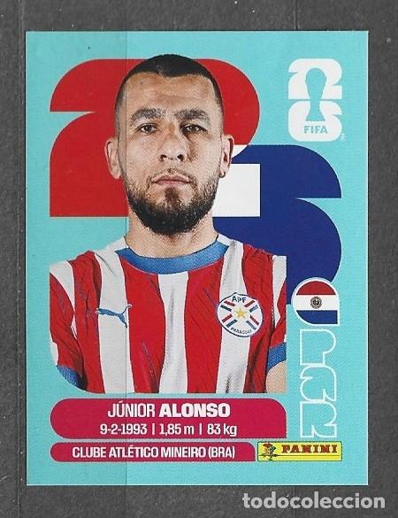 Cromos de f&uacute;tbol: Mundial 2026 - Junior Alonso - N&deg; 8 - Paraguay
