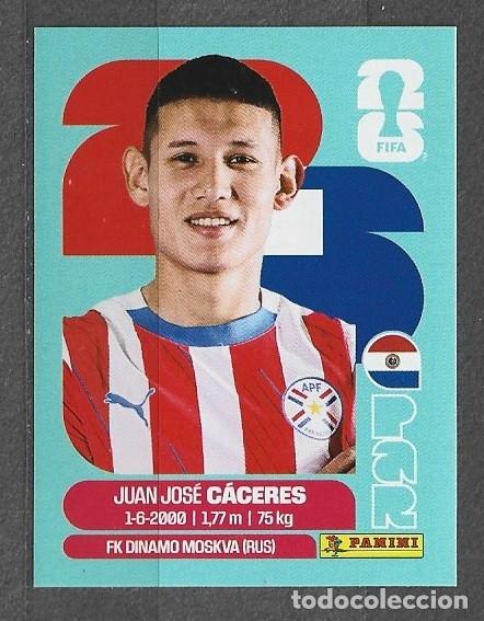 Cromos de f&uacute;tbol: Mundial 2026 - Juan Jos&eacute; C&aacute;ceres - N&deg; 6 - Paraguay